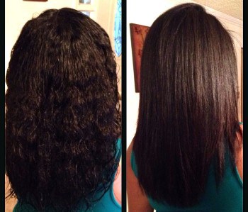 Paul Mitchell Neuro Smooth before after